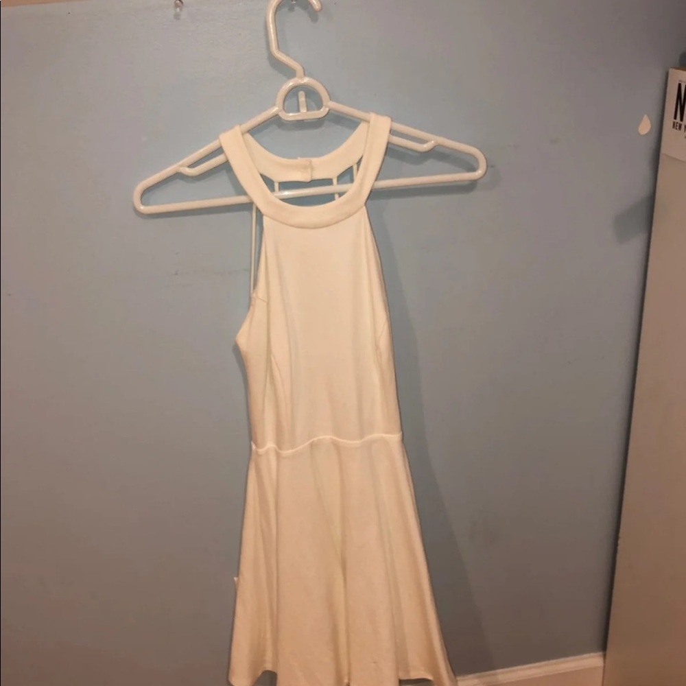 Lulus White Halter Mini Dress